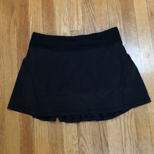 Lululemon Circuit Breaker Skirt II Black 6 Tall